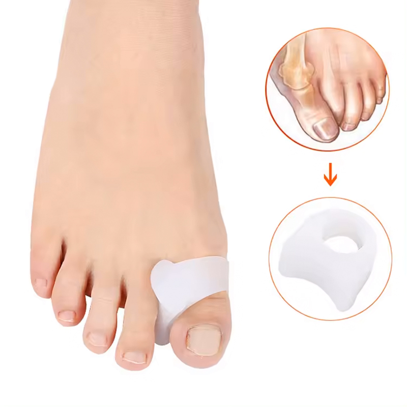 Varvasrengas varvaslevittimellä - 2 kpl - Erota varpaat hallux valgusissa - Medium (skostorlek: 38-41)