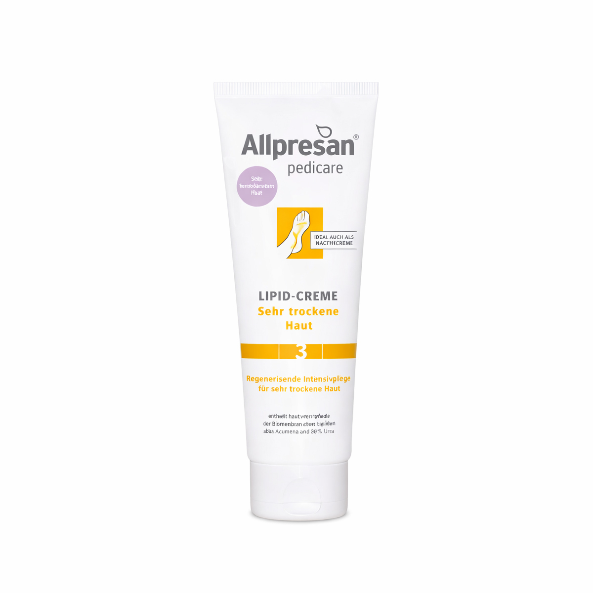 Allpresan (3) Pedicare Lipid Cream - 125 ml - Hoitaa erittäin kuivia jalkoja