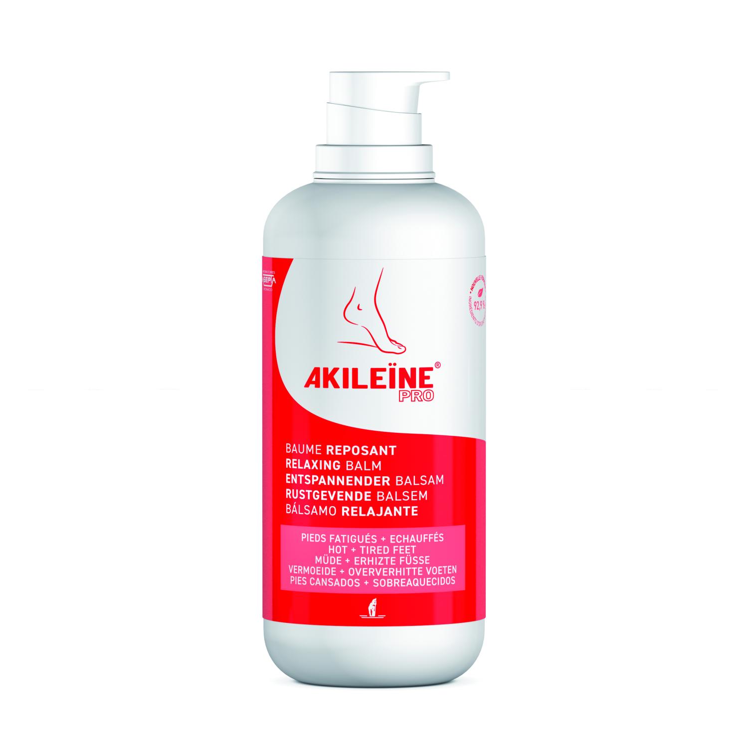 Akileine Red - 500 ml - väsyneille ja kipeille jaloille