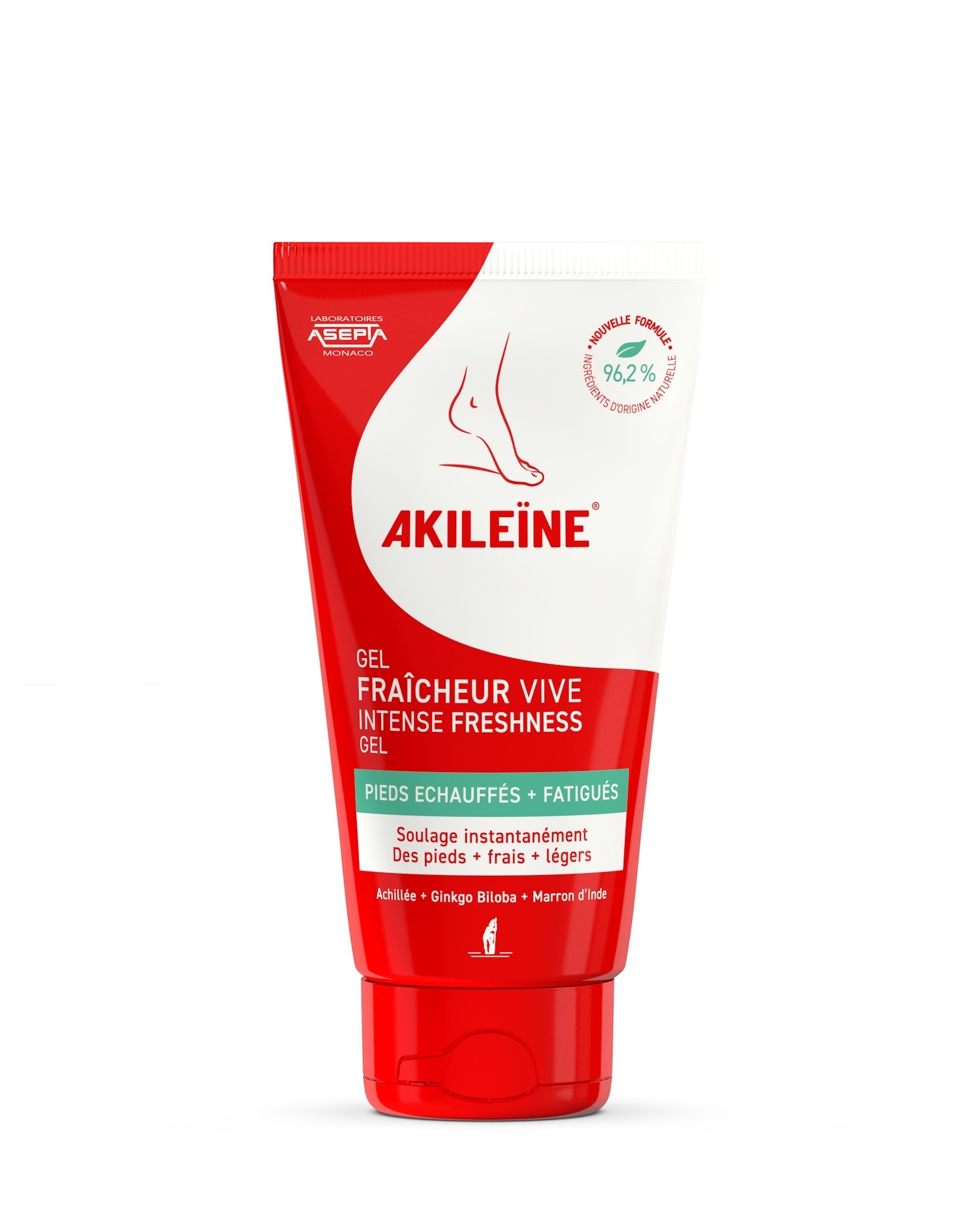 Akileine Freshness Gel - 75 ml - väsyneille ja kuumille jaloille