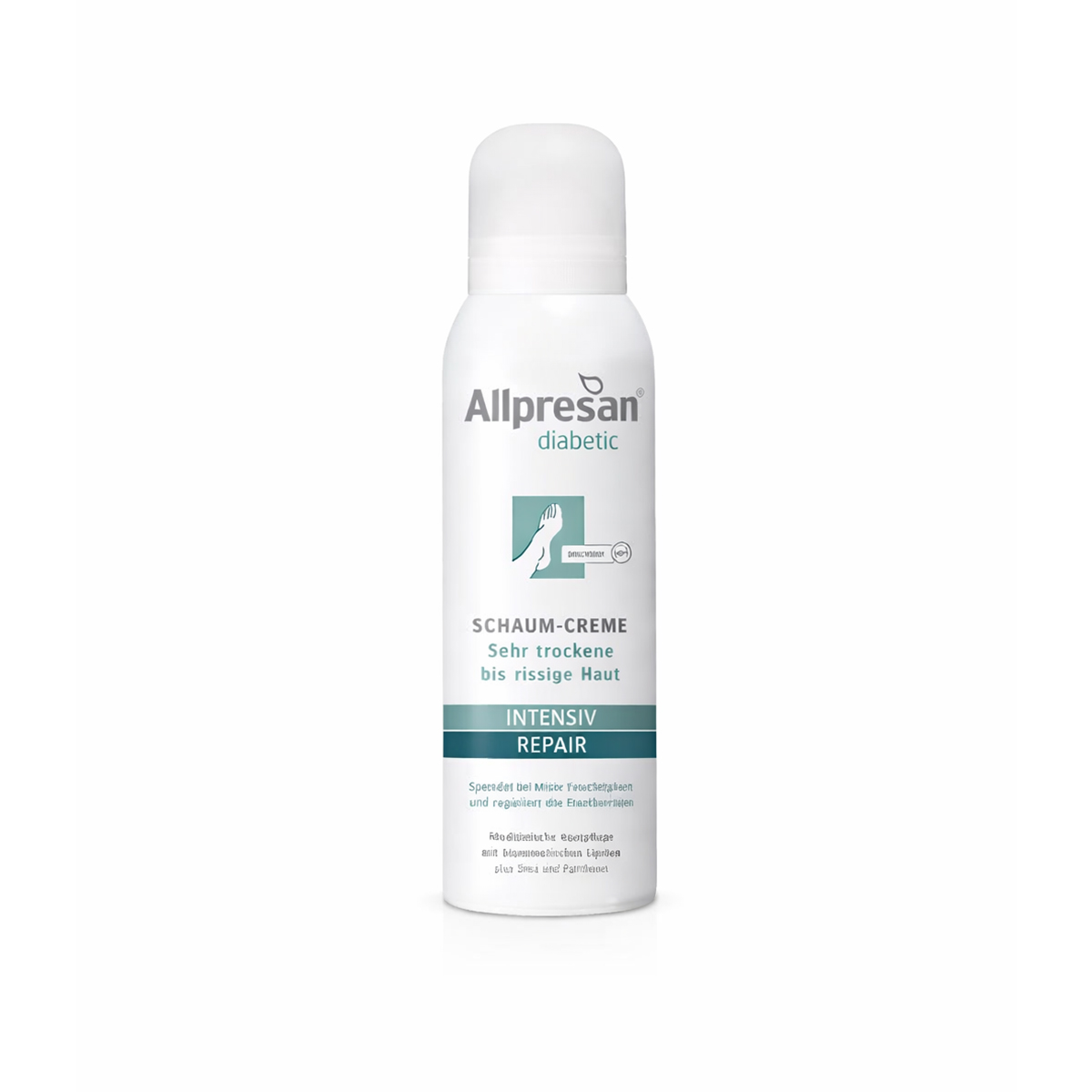 Allpresan Diabetes Intensive Repair - 125 ml - Voidevaahto diabeetikoille jaloille