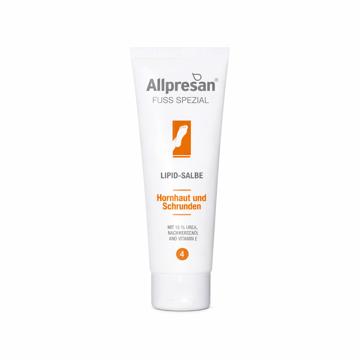 Allpresan (4) Pedicare Foot -voide - 125 ml - Voide kuivalle iholle ja halkeilleille koroille