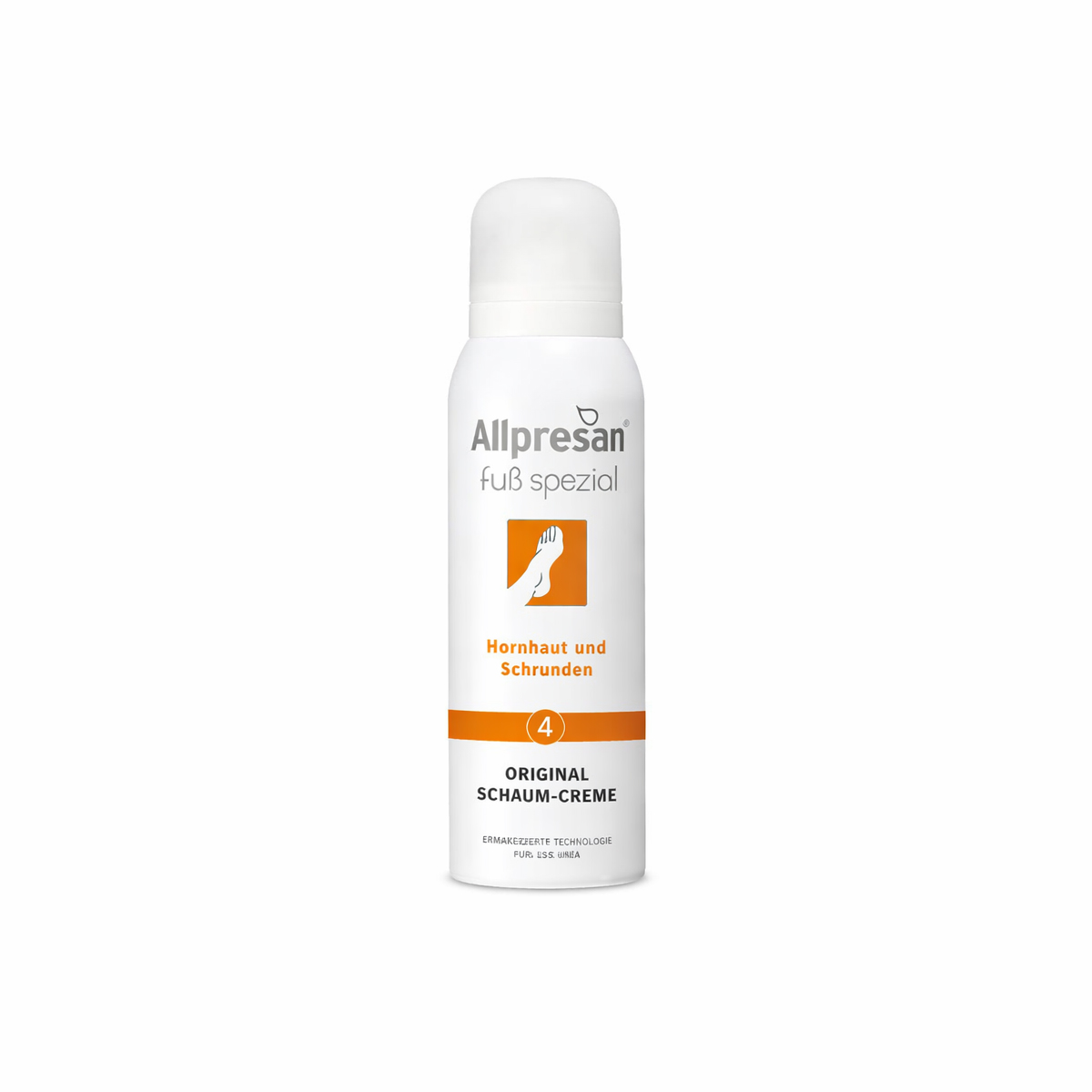 Allpresan (4) Pedicare Cream Foam - 125ml - Parantaa ihon halkeamia