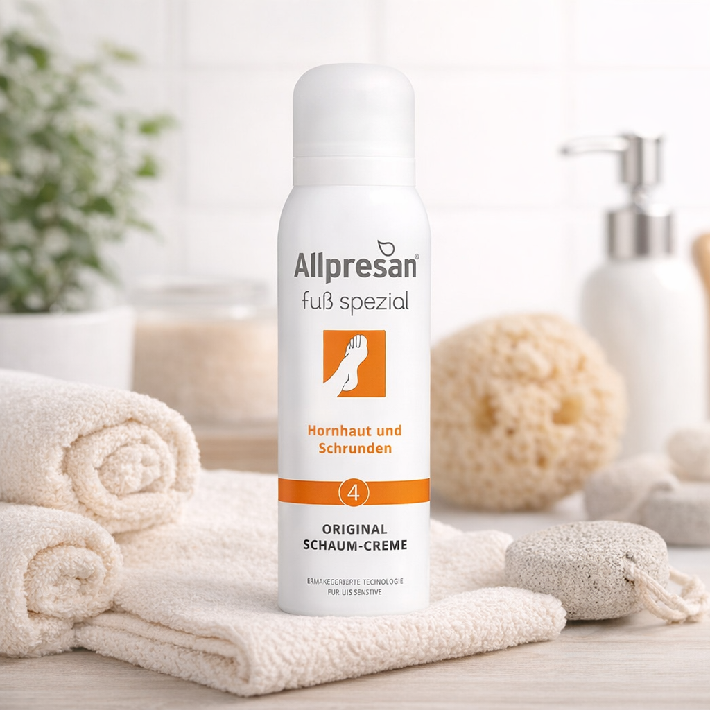 Allpresan (4) Pedicare Cream Foam - 125ml - Parantaa ihon halkeamia