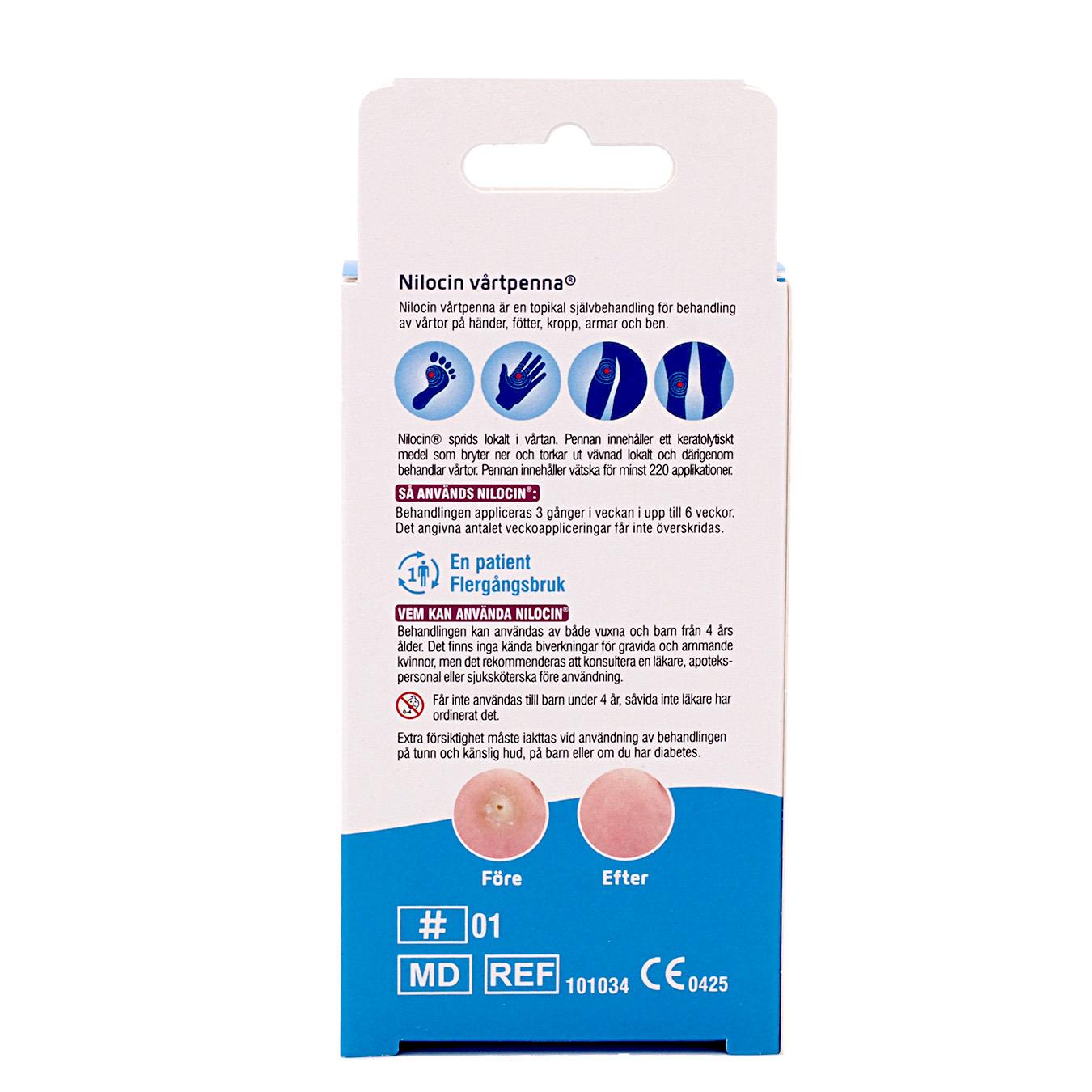 Nilocin-syyläkynä - 3 ml - Syylien hoitoon