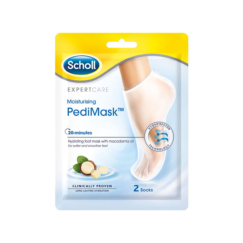 Scholl PediMask – Pehmentävä jalkamaski
