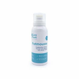 CuraFoot Foot Mousse - 100 ml - Kosteuttaa kuivaa ihoa ja vahvistaa ihon kestävyyttä