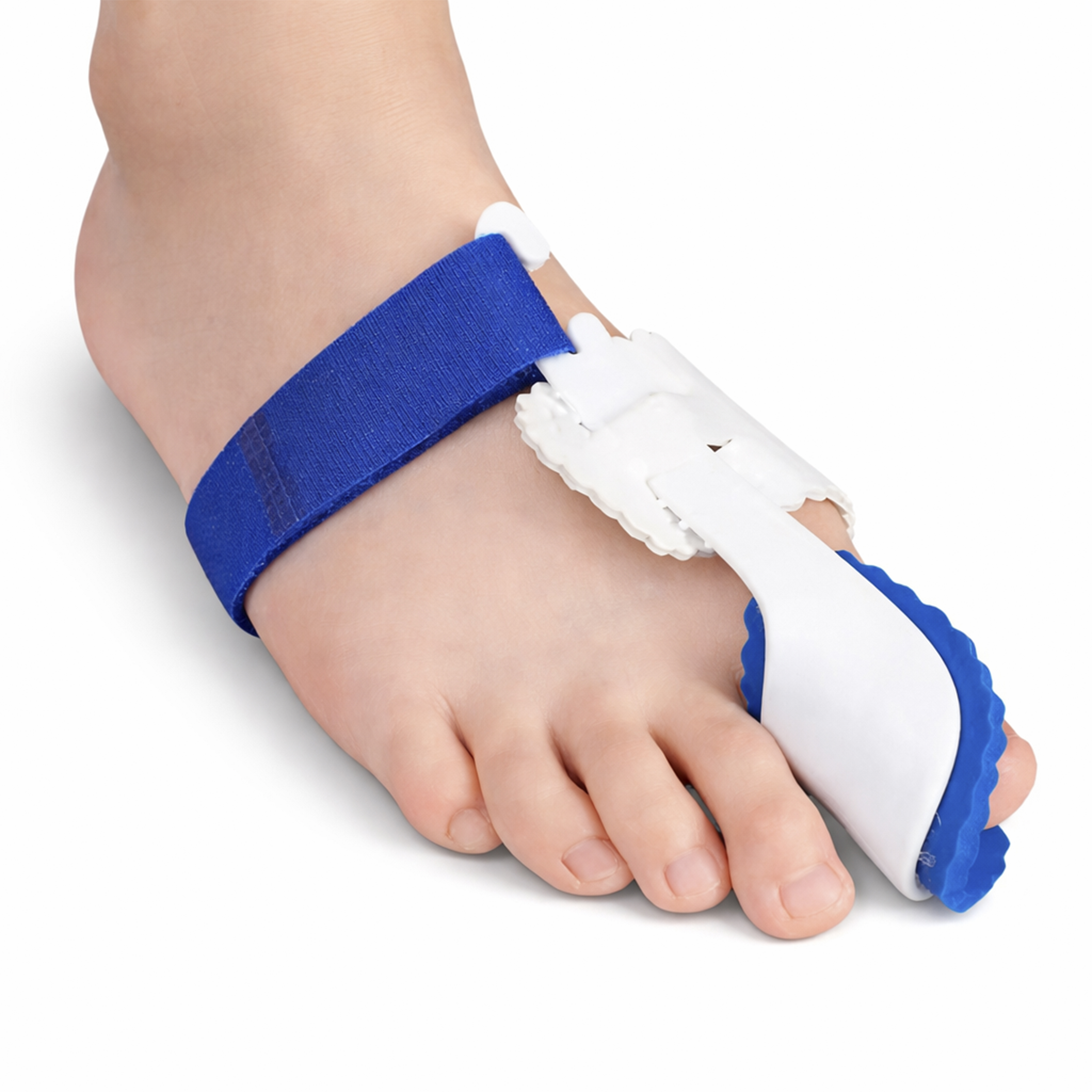 Yötuki hallux valgusille - 2 kpl - Oikea vino isovarvas yölastalla