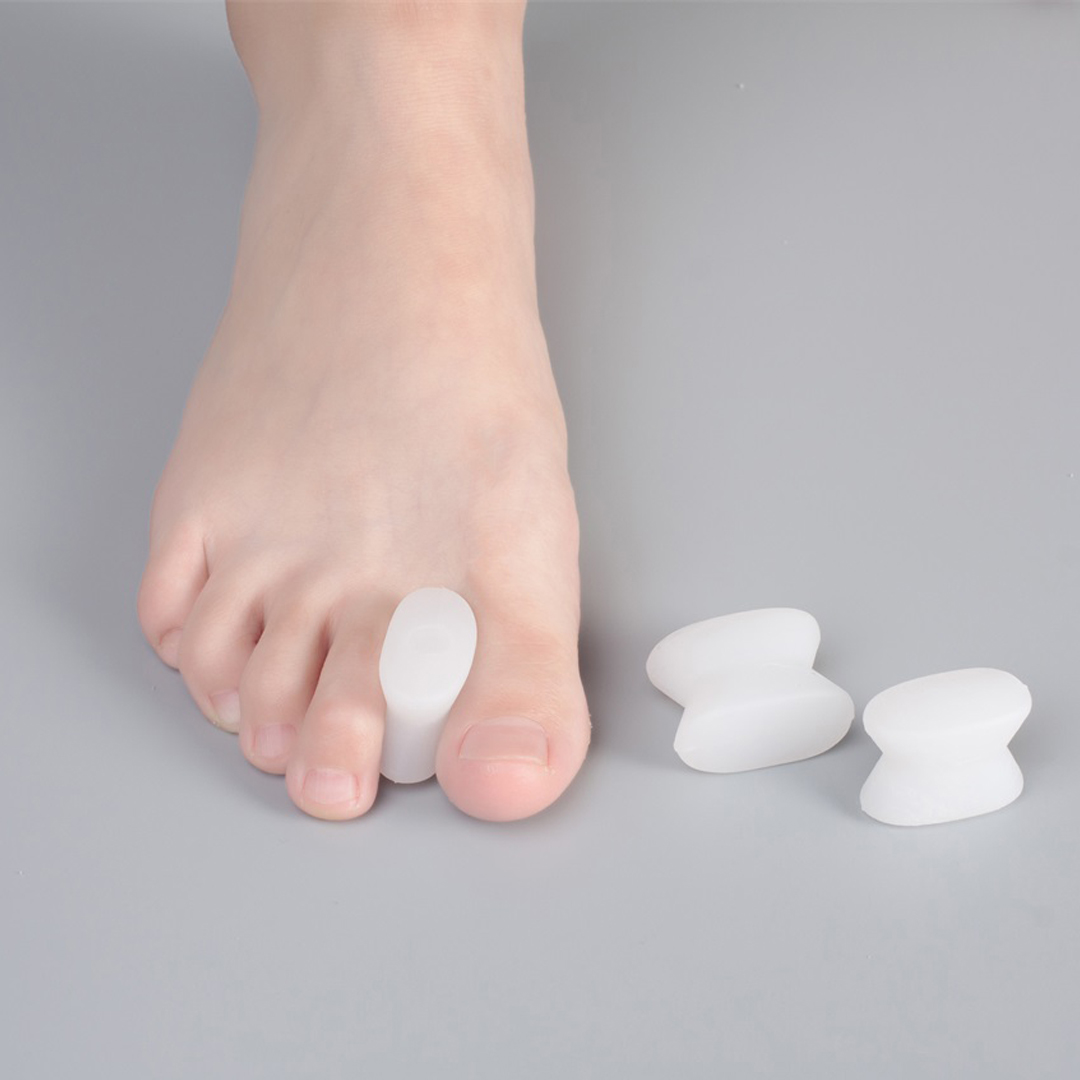 Toe Spreader Halllux Valgus - 2 kpl, keskikokoinen - erottaa varpaat kivun vähentämiseksi