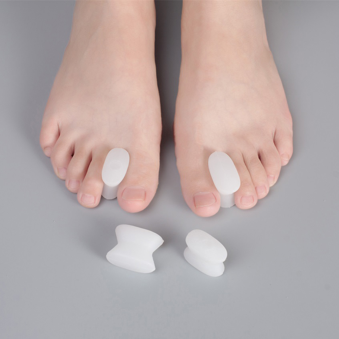 Toe Spreader Halllux Valgus - 2 kpl, keskikokoinen - erottaa varpaat kivun vähentämiseksi